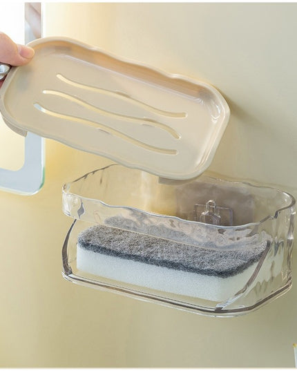 Savoniera Dubla, 2 Straturi, Instalare fara Perforare, Agatatoare Burete