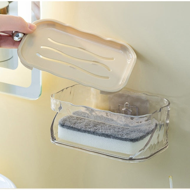 Savoniera Dubla, 2 Straturi, Instalare fara Perforare, Agatatoare Burete