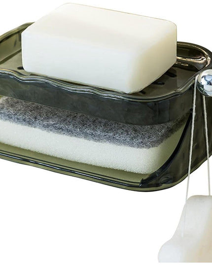 Savoniera Dubla, 2 Straturi, Instalare fara Perforare, Agatatoare Burete