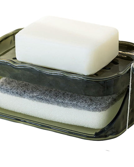 Savoniera Dubla, 2 Straturi, Instalare fara Perforare, Agatatoare Burete