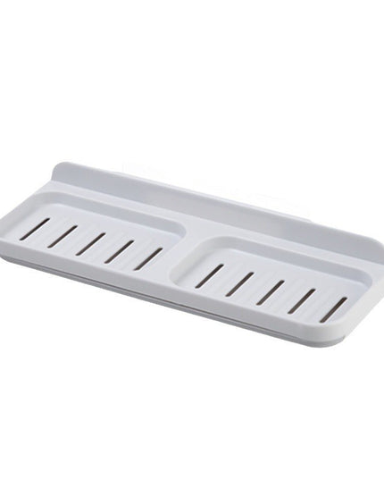 Savoniera Dubla, de Perete, cu Compartiment de Scurgere, Montare prin Lipire