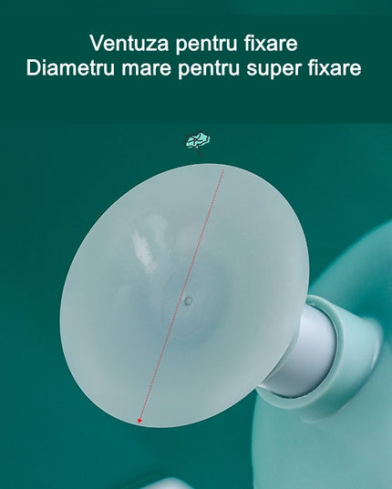 Savoniera cu scurgere, pentru sapun, cu ventuza, material ABS