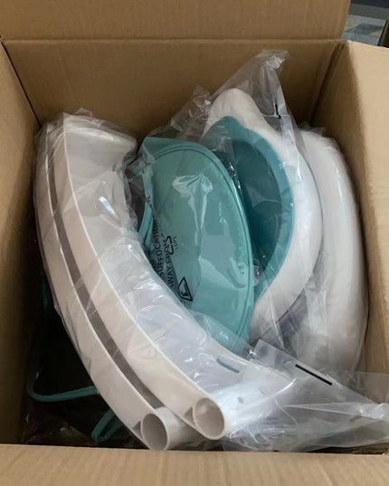 Scaun de Masa Pliabil 3in1, Reglabil, Multifunctional, 3 Pozitii, Masuta si Husa Detasabile, Centura de Siguranta