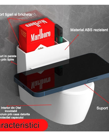 Scrumiera creativa Forma de Toaleta, Capac