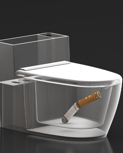 Scrumiera creativa Forma de Toaleta, Capac