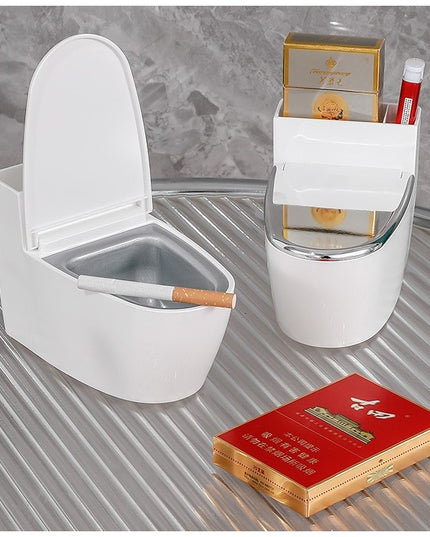 Scrumiera creativa Forma de Toaleta, Capac