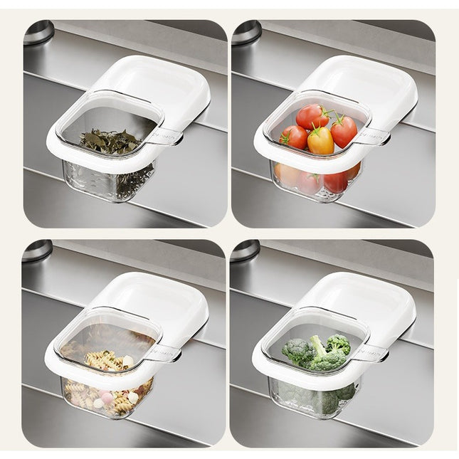 Cos de Scurgere pentru Chiuveta, din ABS, cu Maner si Ventuza, Multifunctional, 22 x 13 x 8.5 cm