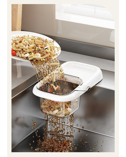 Cos de Scurgere pentru Chiuveta, din ABS, cu Maner si Ventuza, Multifunctional, 22 x 13 x 8.5 cm