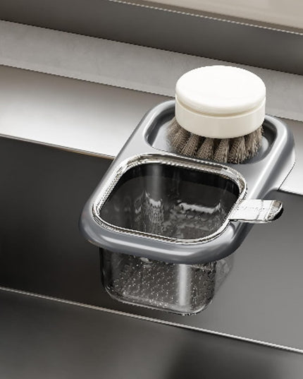 Cos de Scurgere pentru Chiuveta, din ABS, cu Maner si Ventuza, Multifunctional, 22 x 13 x 8.5 cm