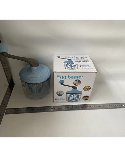 Mixer Manual, pentru Oua Smantana Frisca Aluat, Maner Plastic, Usor de Utilizat si Depozitat, Bol