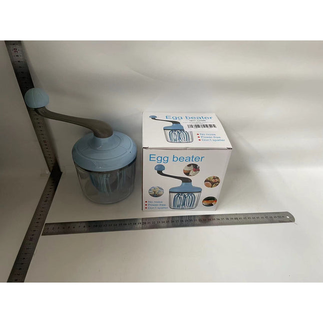 Mixer Manual, pentru Oua Smantana Frisca Aluat, Maner Plastic, Usor de Utilizat si Depozitat, Bol