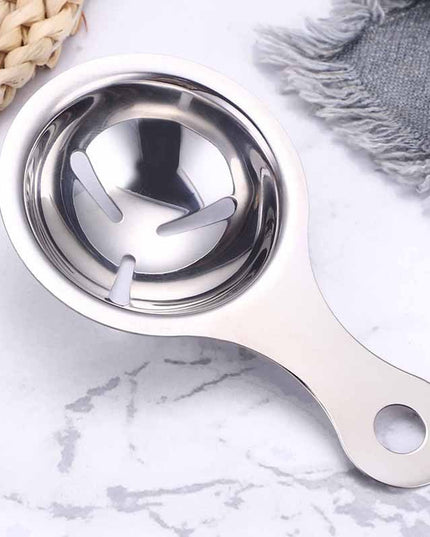 Separator de oua, separa albusul de galbenus, inox, usor de folosit
