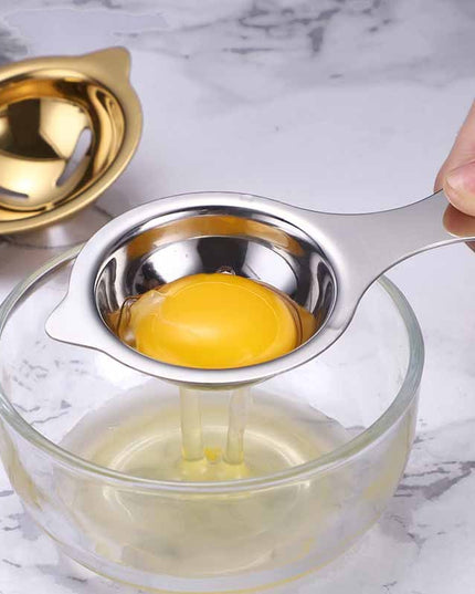 Separator de oua, separa albusul de galbenus, inox, usor de folosit