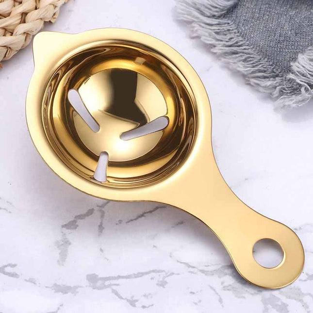 Separator de oua, separa albusul de galbenus, inox, usor de folosit