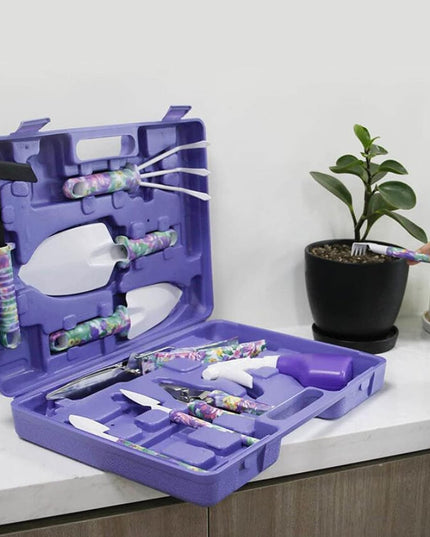 10 accesorii pentru gradinarit geanta depozitare inclusa, otel inoxidabil