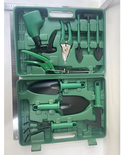 10 accesorii pentru gradinarit geanta depozitare inclusa, otel inoxidabil,