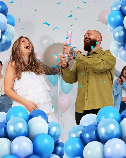 10 Baloane din Latex Chrome, Model Party,Diferite Nuante