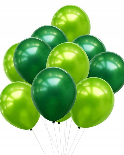 10 Baloane din Latex Chrome, Model Party,Diferite Nuante