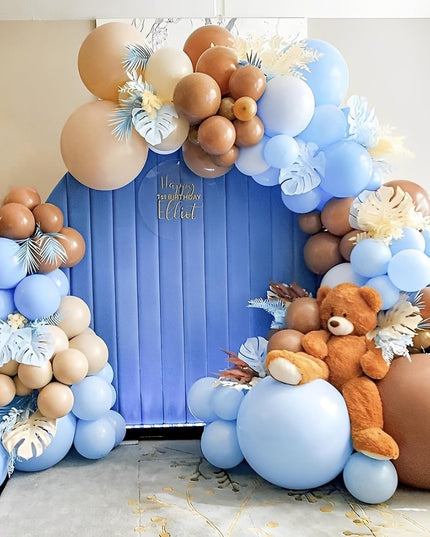 10 Baloane din Latex, Model Party,1 g, Bleu