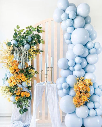 10 Baloane din Latex, Model Party,1 g, Bleu