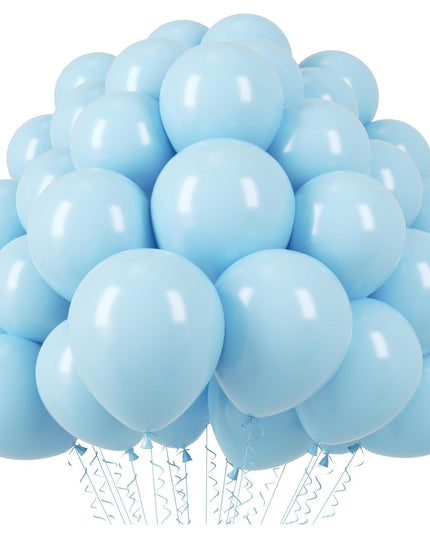 10 Baloane din Latex, Model Party,1 g, Bleu