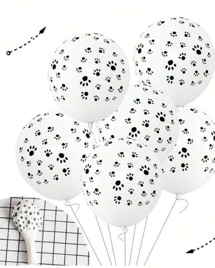 10 Baloane din Latex, Model Party Animal Print, 3x