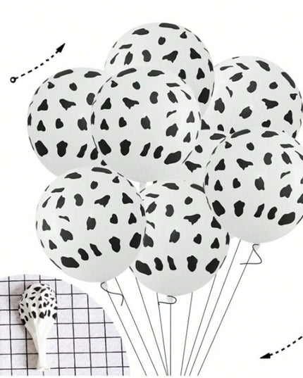 10 Baloane din Latex, Model Party Animal Print, 3x