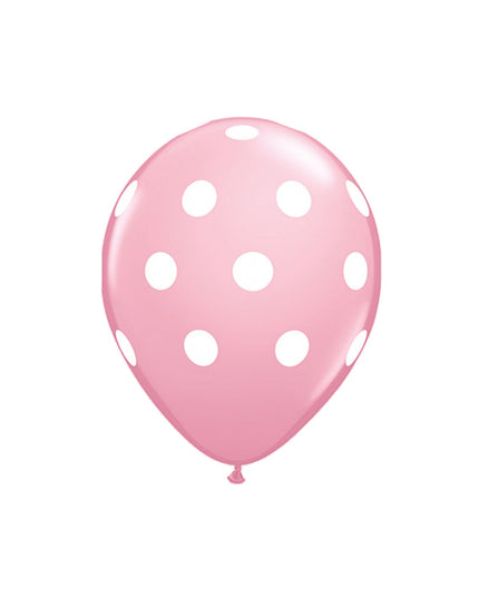 10 Baloane din Latex, Model Party cu Buline si Simple