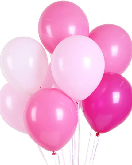 10 Baloane din Latex Metalizate, Model Party
