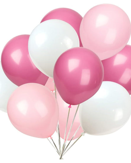 10 Baloane din Latex Metalizate, Model Party