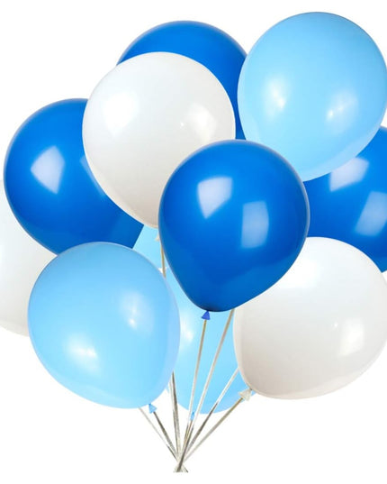 10 Baloane din Latex Metalizate, Model Party