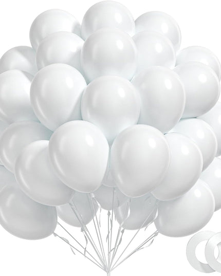 10 Baloane din Latex Metalizate, Model Party