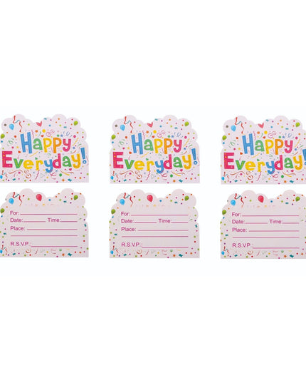 10 Invitatii pentru Petrecere, Model Happy Everyday
