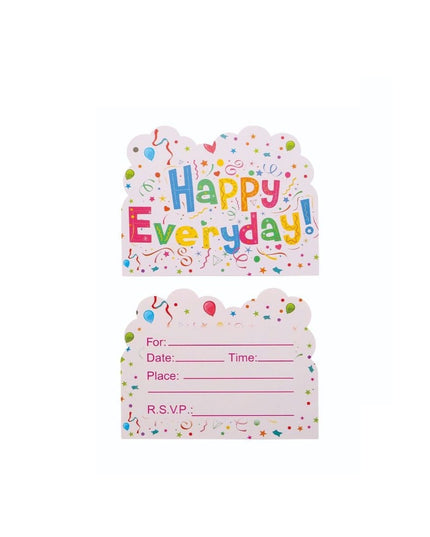 10 Invitatii pentru Petrecere, Model Happy Everyday