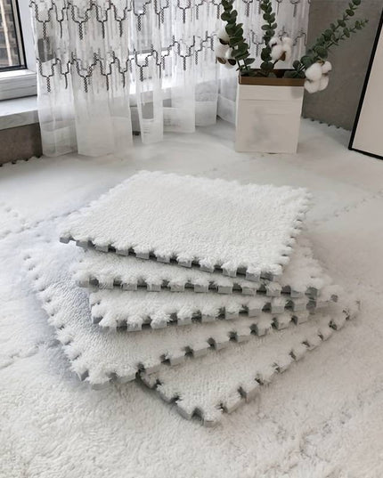 10 Piese Covor tip Puzzle, Spuma EVA, Pufos