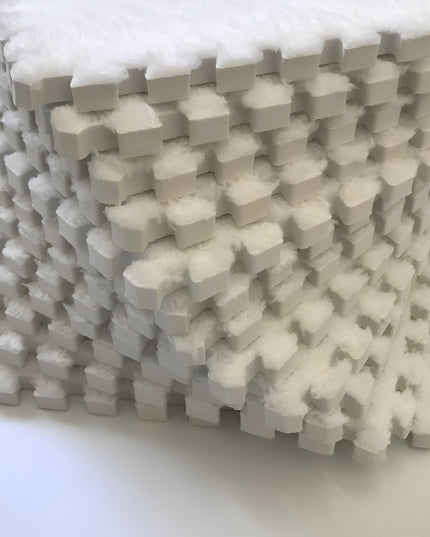 10 Piese Covor tip Puzzle, Spuma EVA, Pufos