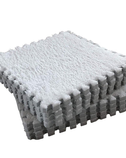 10 Piese Covor tip Puzzle, Spuma EVA, Pufos