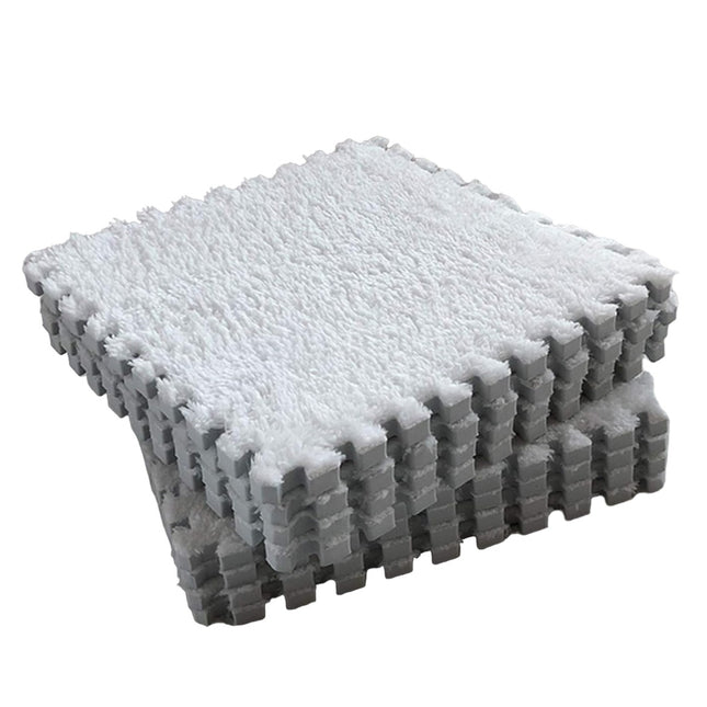 10 Piese Covor tip Puzzle, Spuma EVA, Pufos