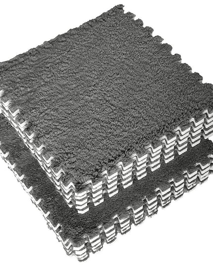 10 Piese Covor tip Puzzle, Spuma EVA, Pufos