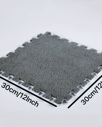 10 Piese Covor tip Puzzle, Spuma EVA, Pufos