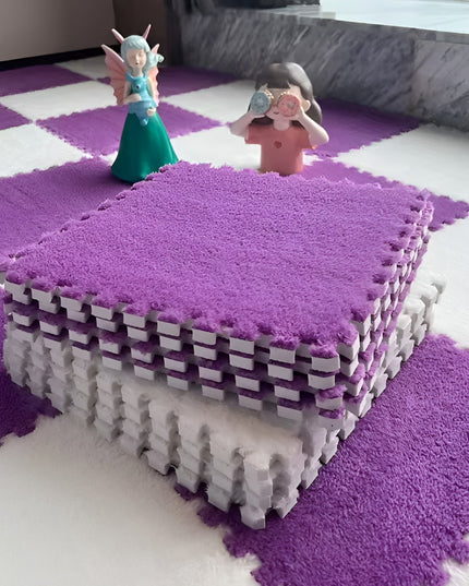 10 Piese Covor tip Puzzle, Spuma EVA, Pufos