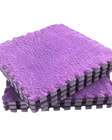 10 Piese Covor tip Puzzle, Spuma EVA, Pufos