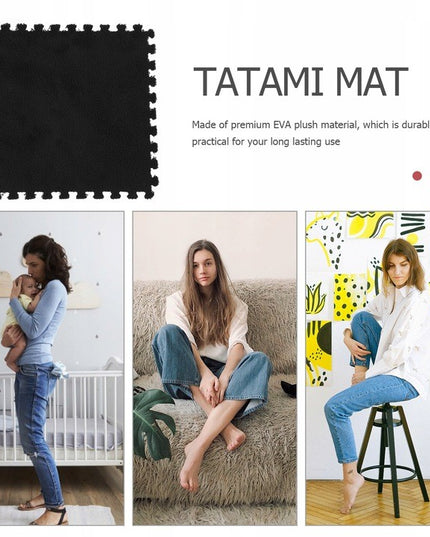 10 Piese Covor tip Puzzle, Spuma EVA, Pufos