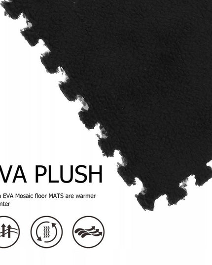 10 Piese Covor tip Puzzle, Spuma EVA, Pufos