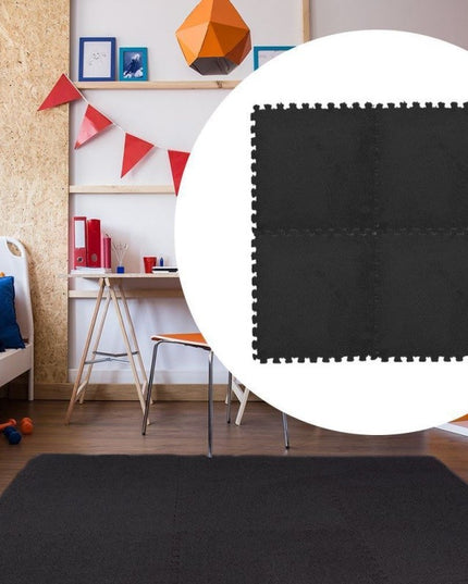 10 Piese Covor tip Puzzle, Spuma EVA, Pufos