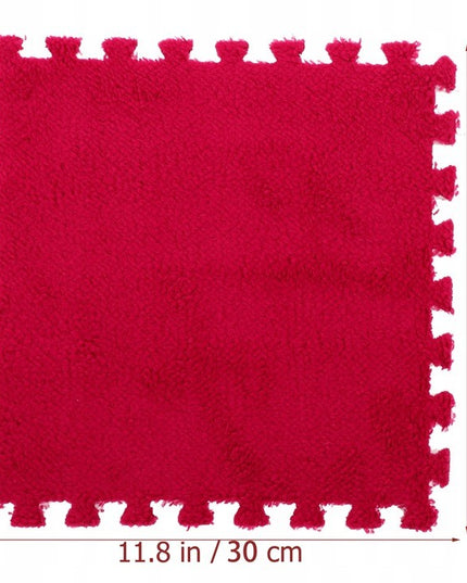 10 Piese Covor tip Puzzle, Spuma EVA, Pufos