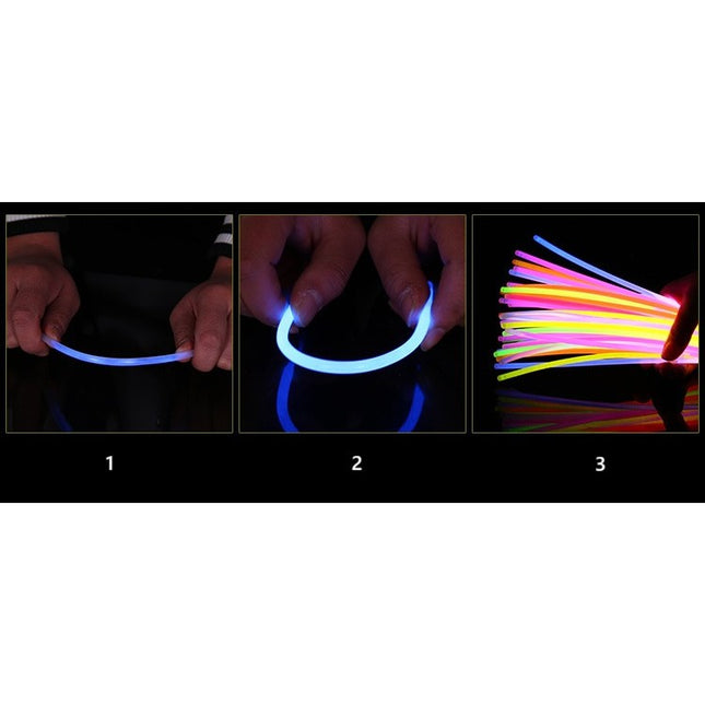100 Bratari Luminoase, pentru Petreceri, Fosforescente, Glow Sticks