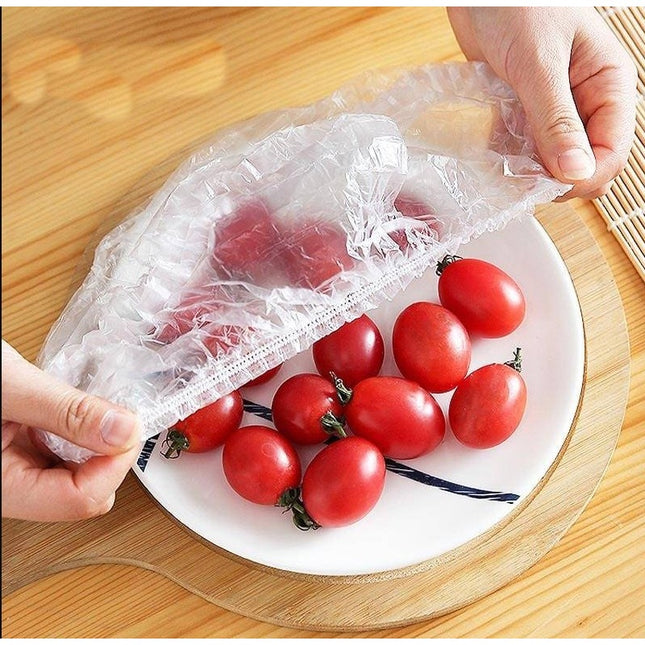 100 Folie de Protectie Elastica pentru Alimente si Boluri material plastic, prospetime, diametrul 12 -