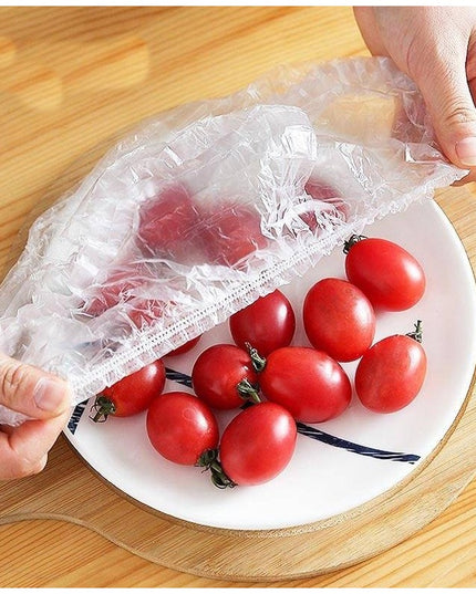 100 Folie de Protectie Elastica pentru Alimente si Boluri material plastic, prospetime, diametrul 12 -