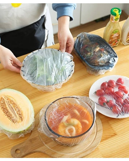 100 Folie de Protectie Elastica pentru Alimente si Boluri material plastic, prospetime, diametrul 12 -